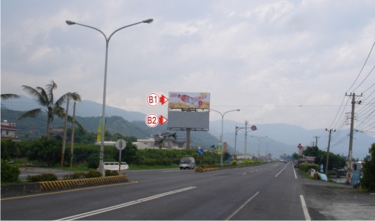 Q-0025B1-T-BAR-屏東縣枋山鄉台一線-往墾丁方向廣告看板