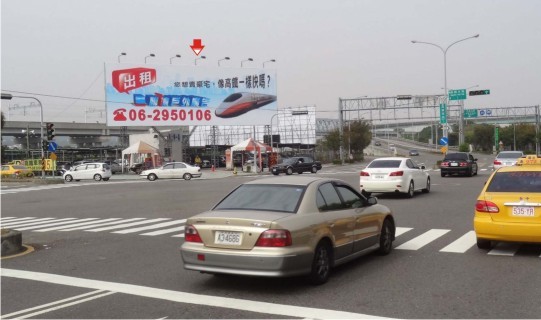H-0339鐵架廣告塔-高鐵台中往中彰、台中必經道路-馬上停停車場廣告看板