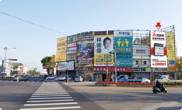 H-0219E-中清路與科雅路口往台中市區方向